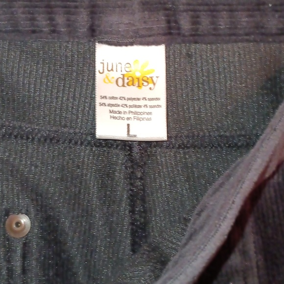 June and Daisy Leggings Size Large Color Black - Picture 4 of 5